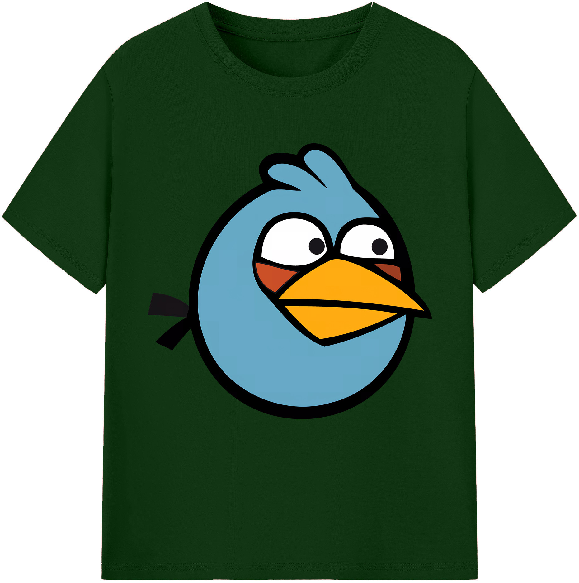 （画像用） Angry Birds アングリーバード 綿100％半袖Tシャツ（フロントプリント）